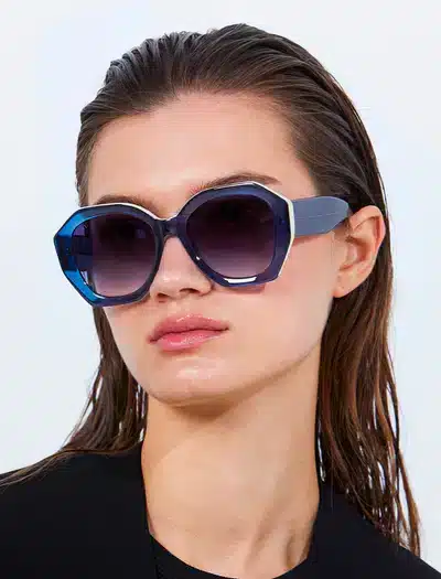 Gafas de sol Tiwi Vega Ocean Blue/Beige Topline 810 - Imagen 2