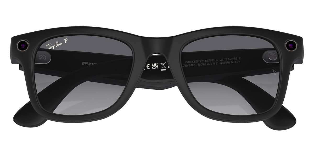 Ray‑Ban Meta Wayfarer 601ST3 – Negro Polarizado - Imagen 6