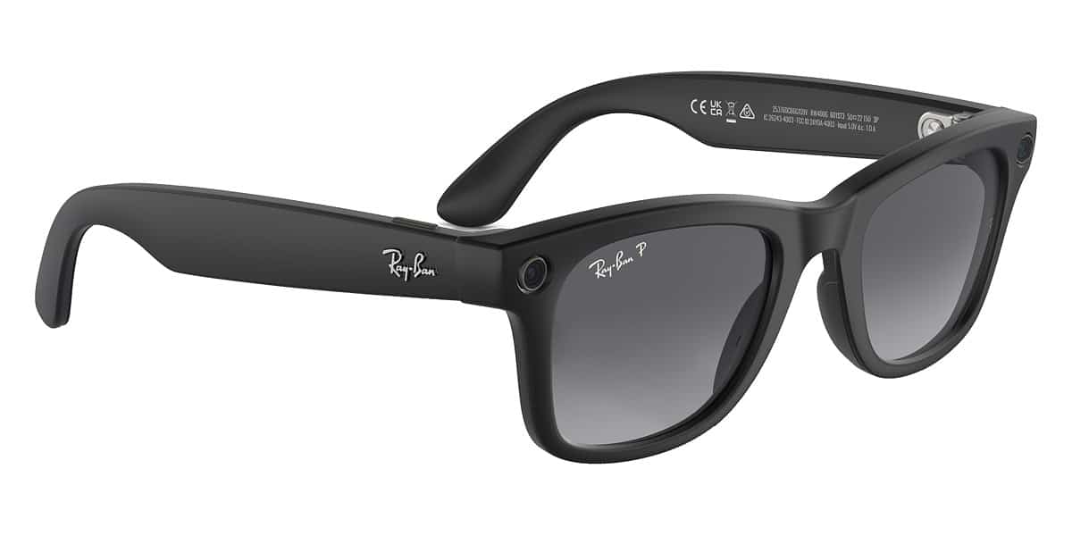 Ray‑Ban Meta Wayfarer 601ST3 – Negro Polarizado